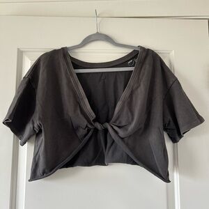 Aerie Cropped Sweatshirt Tank